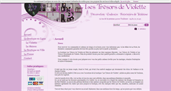 Desktop Screenshot of lestresorsdeviolette.com